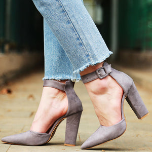 Ladies Ankle Strap Pumps