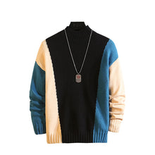 Load image into Gallery viewer, Men&#39;s Color Block Pullover Sweater