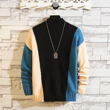 Load image into Gallery viewer, Men&#39;s Color Block Pullover Sweater