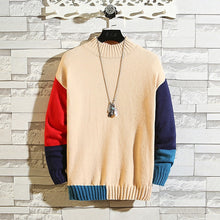 Load image into Gallery viewer, Men&#39;s Color Block Pullover Sweater