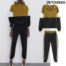 Load image into Gallery viewer, Ladies Color Block Pullover + Jogger