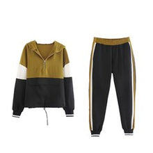 Load image into Gallery viewer, Ladies Color Block Pullover + Jogger