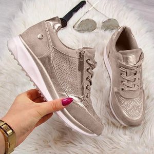 Ladies Shimmer Sneakers